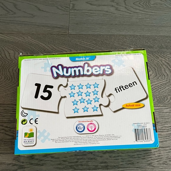 Numbers Puzzle Set (teaching counting skills) - Picture 2 of 3
